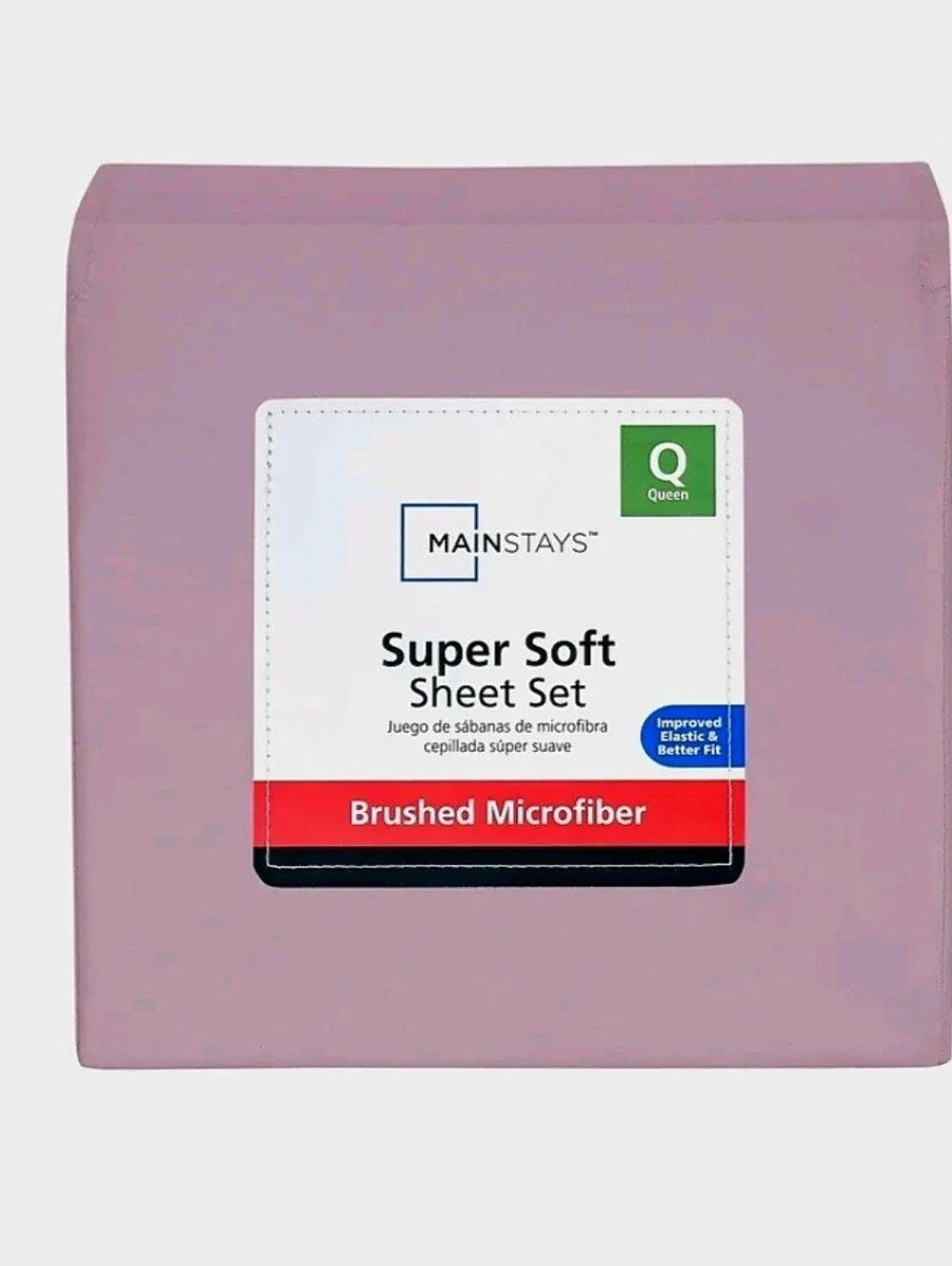 Mainstays Super Soft Brushed Microfiber Bed Sheet Set